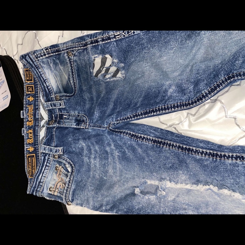 MEN ROCK REVIVAL JEANS